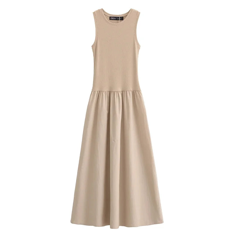 Layla | Mouwloze Maxi Jurk
